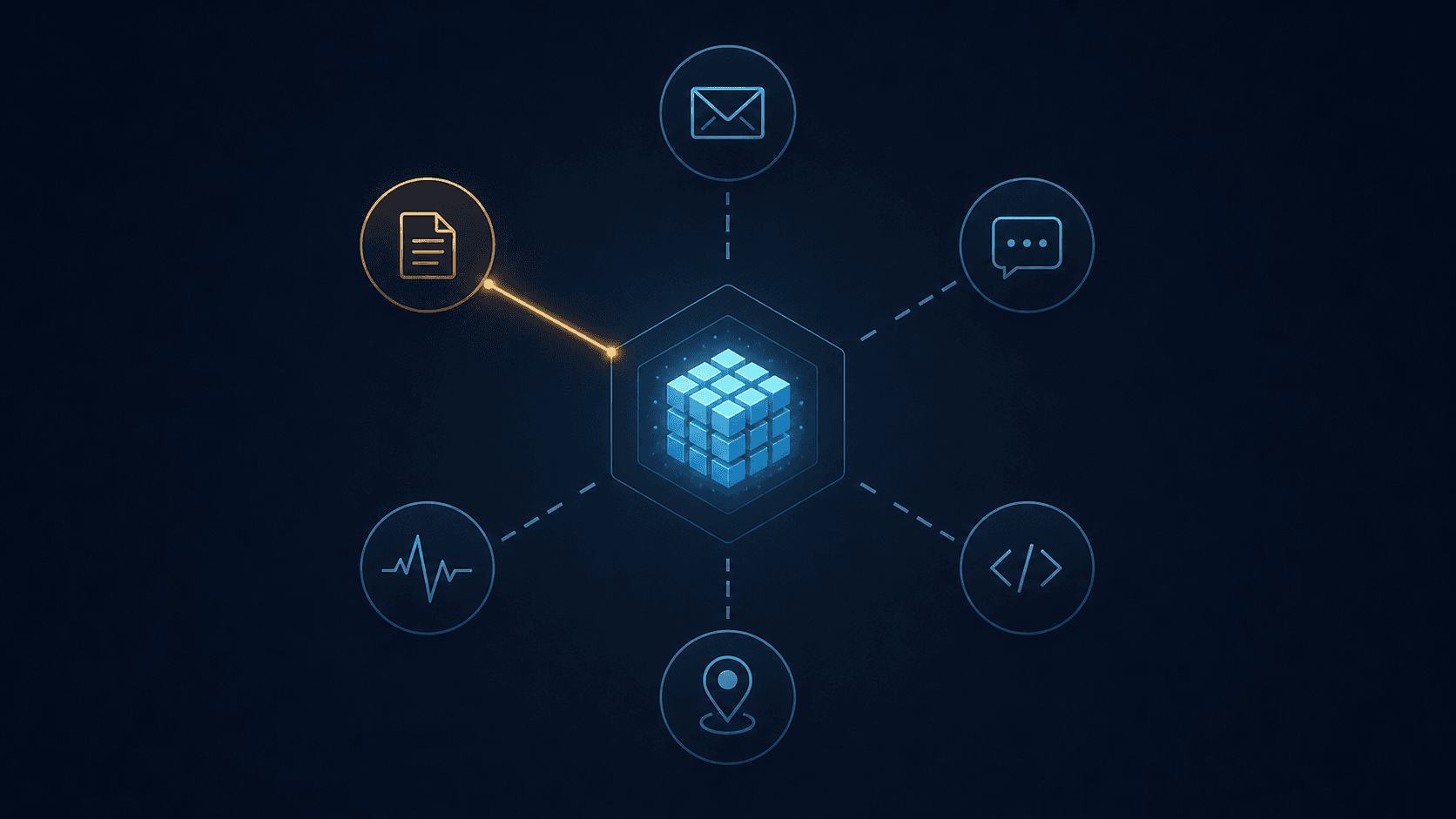 Compartmentalized AI access with one temporary task-specific connection